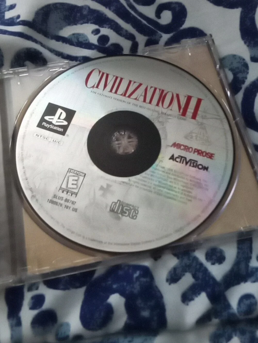 Sony Civilization II Video Game - Beige Cover